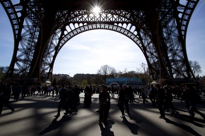 Base of The Eiffel Tower