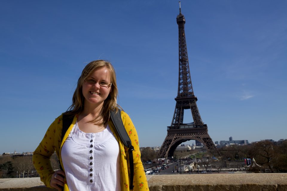 Dorothy at the Eiffel Tower
