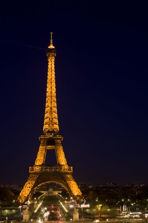 The Eiffel Tower at Night