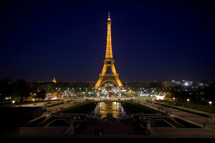 The Eiffel Tower at Night