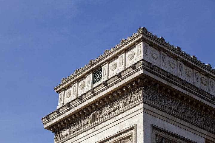 Closeup l’Arc de Triomphe
