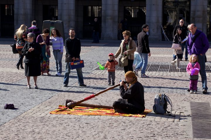 Australian Didgeridoo in Madrid Spain