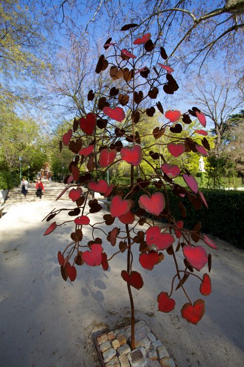 Sculpture at Royal Botanical Garden, Madrid