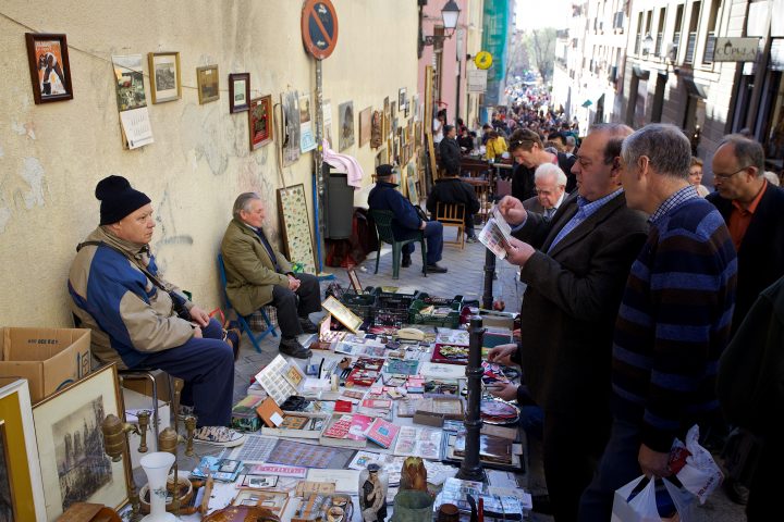 El Rastro Flea Market Madrid