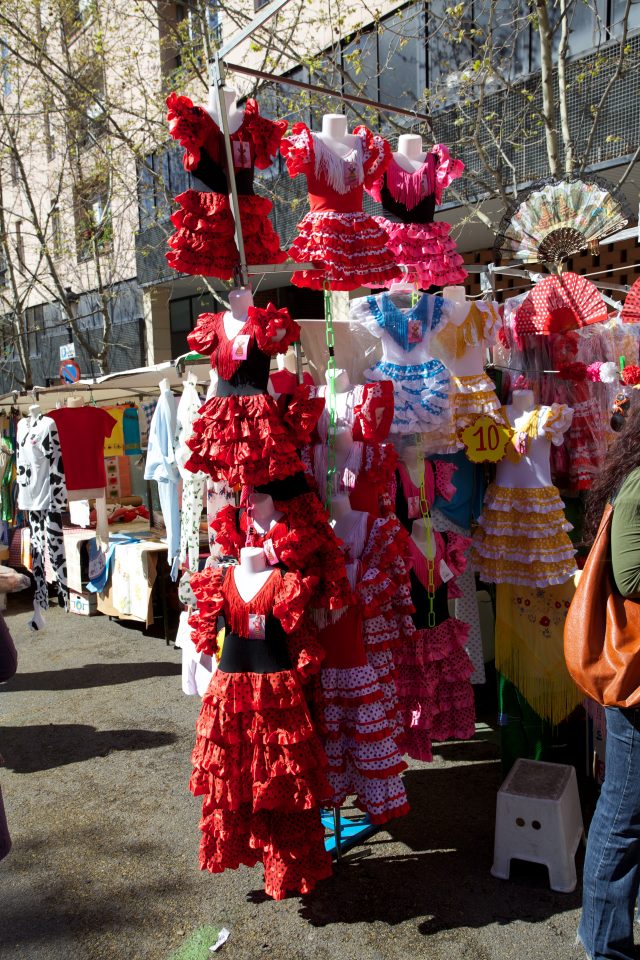 Tiny Dresses at El Rastro Market