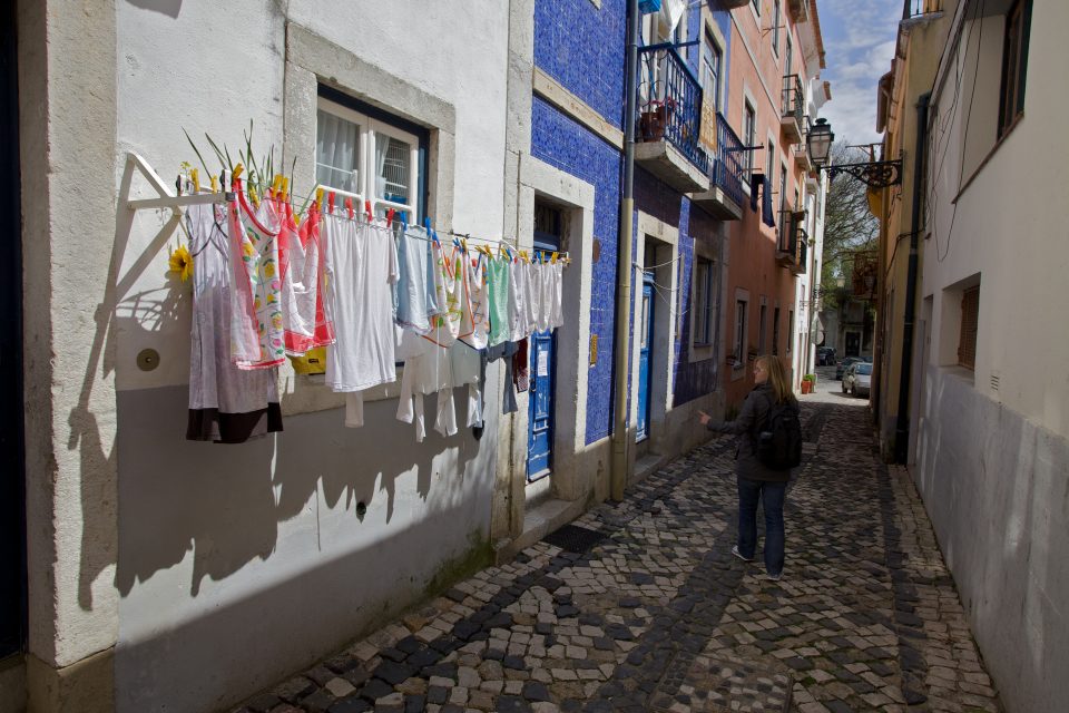 Narrow Street Lisbon