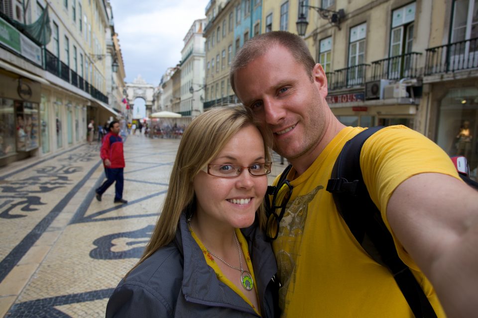 Dorothy and I in Lisbon