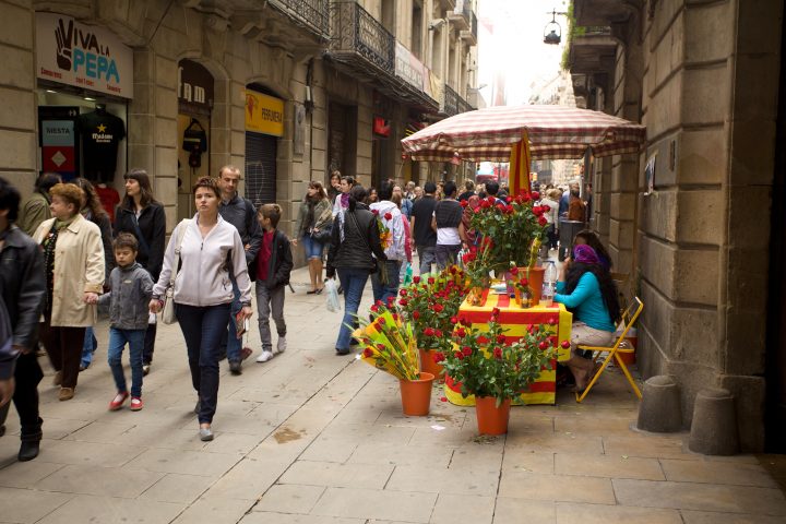 Barcelona La Diada de Sant Jordi