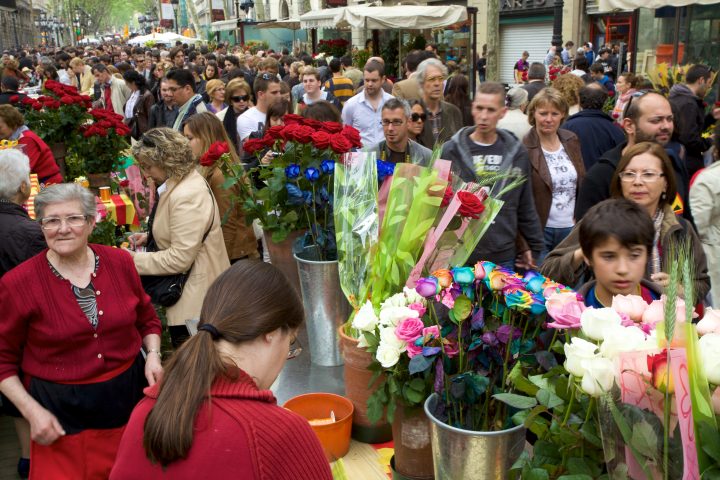 Barcelona La Diada de Sant Jordi