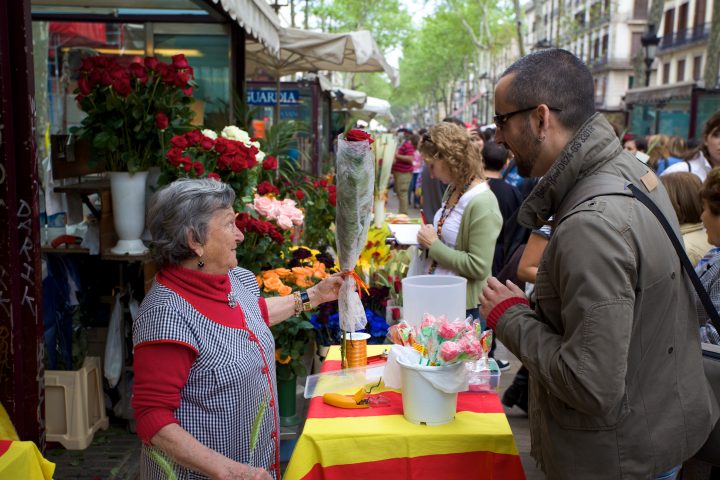 Barcelona La Diada de Sant Jordi