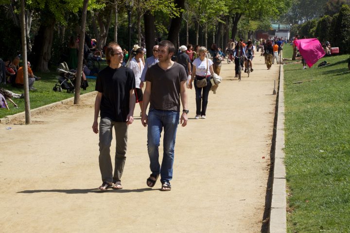 Talking a walk in the park