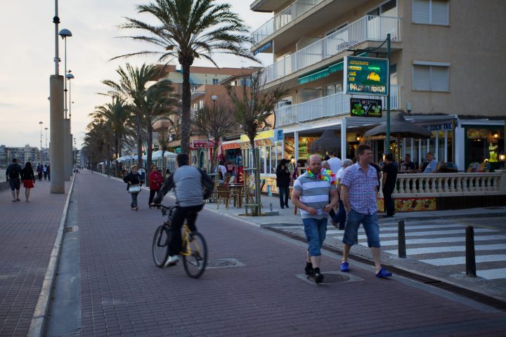 Playa De Palma at Dusk Majorca Spain