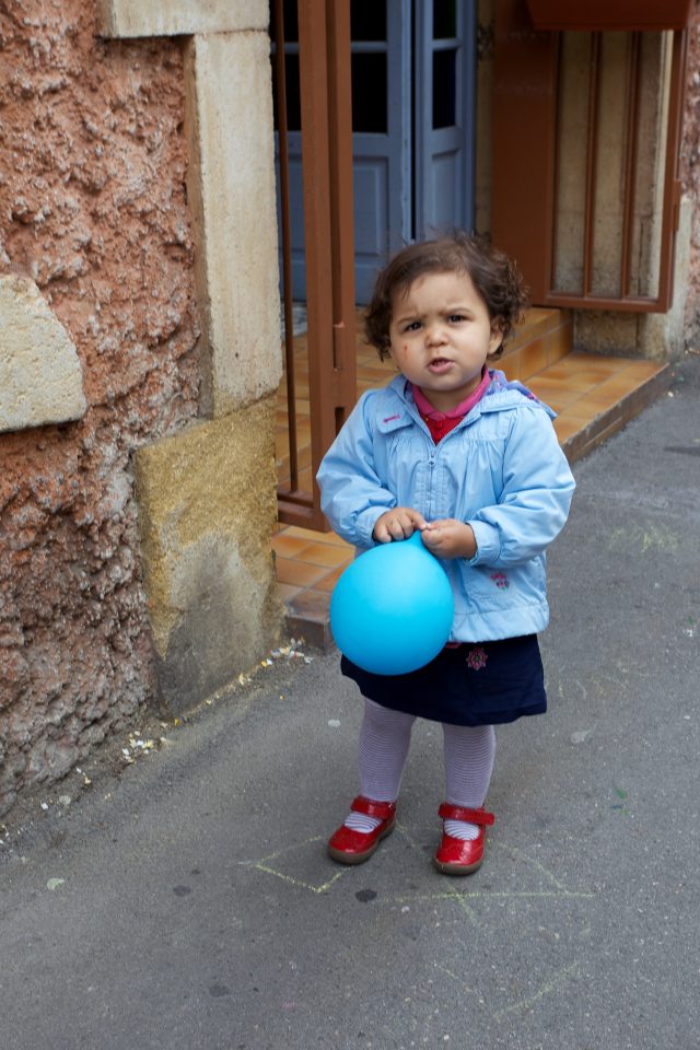 Little Girl with Balloon