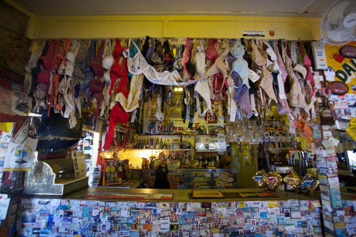 Bras Hanging From The Bar Daly Waters Pub Australia