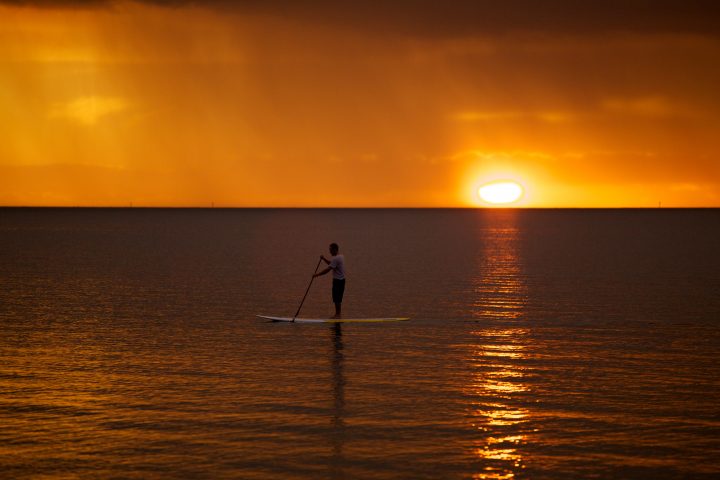 Sunset Paddleboarding Melbourne Australia
