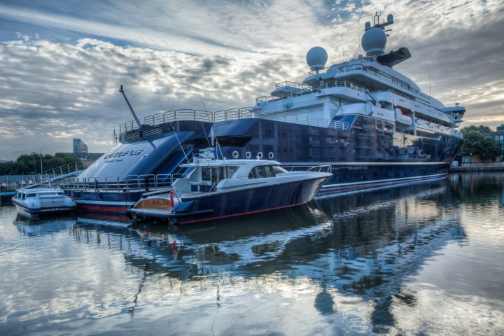Paul Allen’s Yacht Octopus at London 2012 Olympics