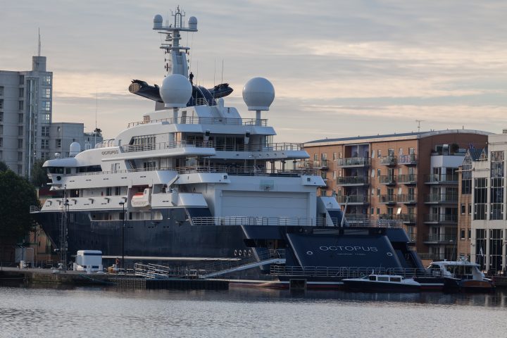 Paul Allen’s Yacht Octopus at London 2012 Olympics