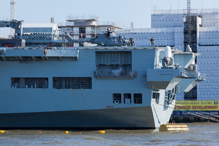 Royal Navy Ship London 2012 Olympics
