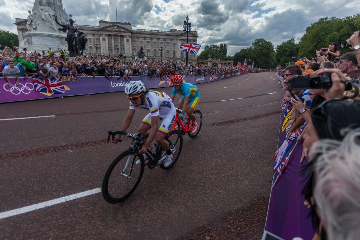 Alexandr Vinokurov and Rigoberto Uran Uran London 2012 Men’s Road Race Cycling