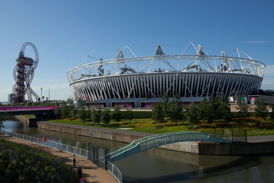 Olympic Stadium and Bridge London 2012 Olympics 0118