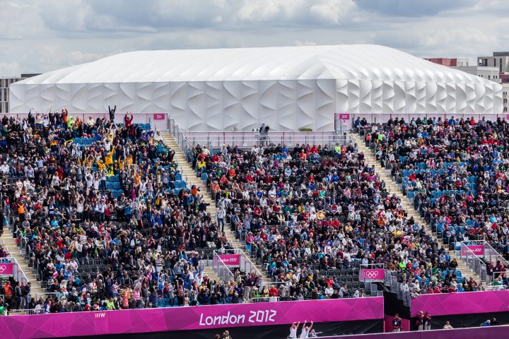 Mexican Wave at Hockey Venue London 2012 Olympics 0125
