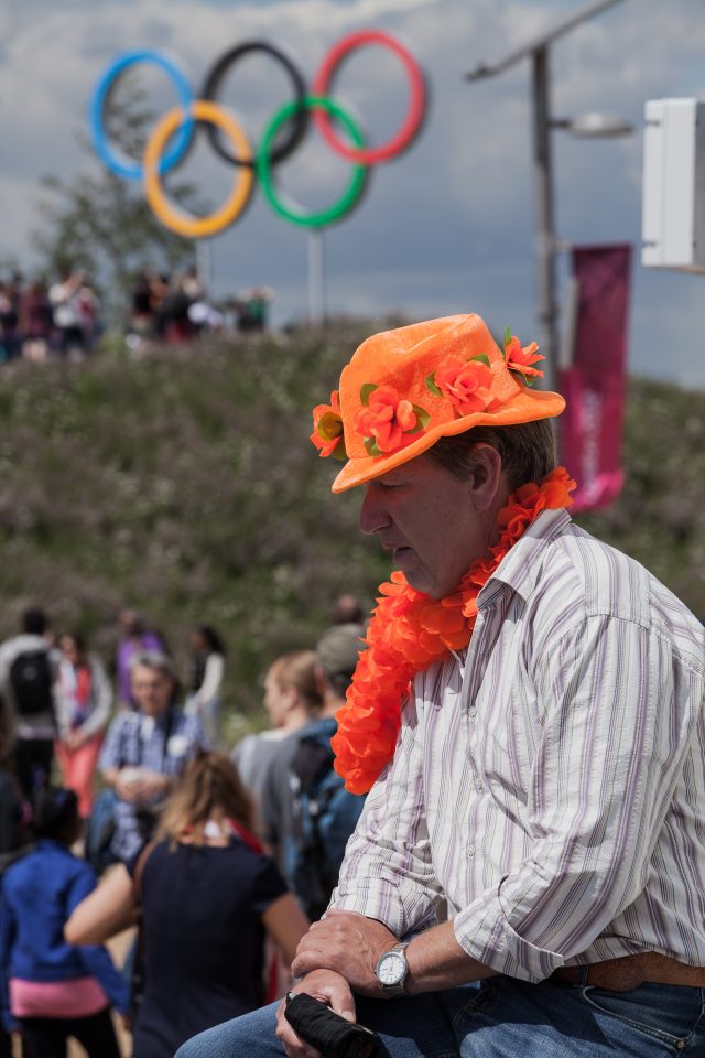 Holland Fan and Olympic Rings London 2012 Olympics 0138