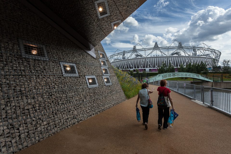 Fans Explore the Olympic Park London 2012 Olympics 0168