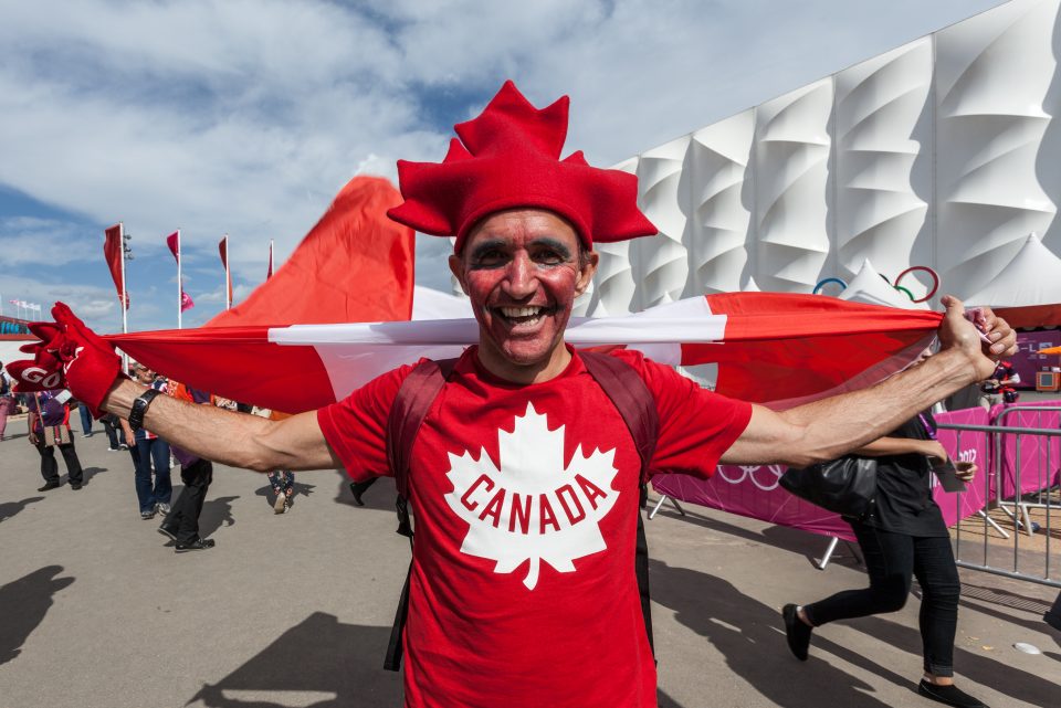 Awesome Canadian Fan London 2012 Olympics 0268