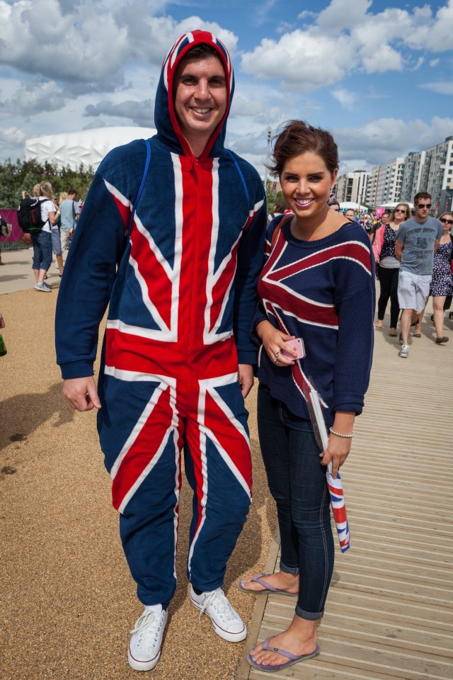 Amazing British Flag Onesie London 2012 Olympics 0264