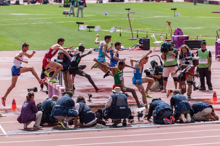 Steeplechase Water Jump London 2012 Olympics 0252