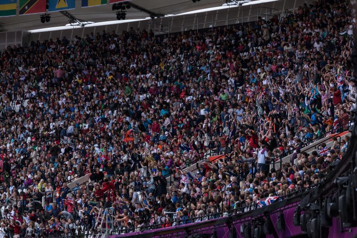 Mexican Wave Olympic Stadium London 2012 Olympics 0216