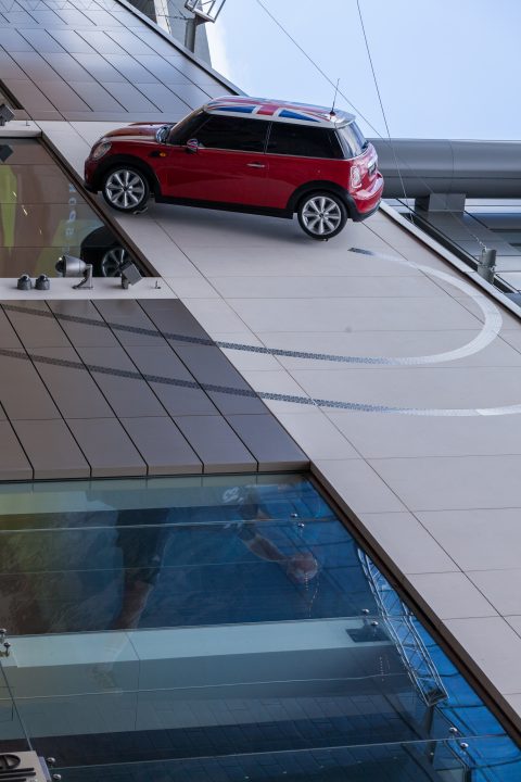 Mini on the Wall Westfield Stratford London 2012 Olympics 0200