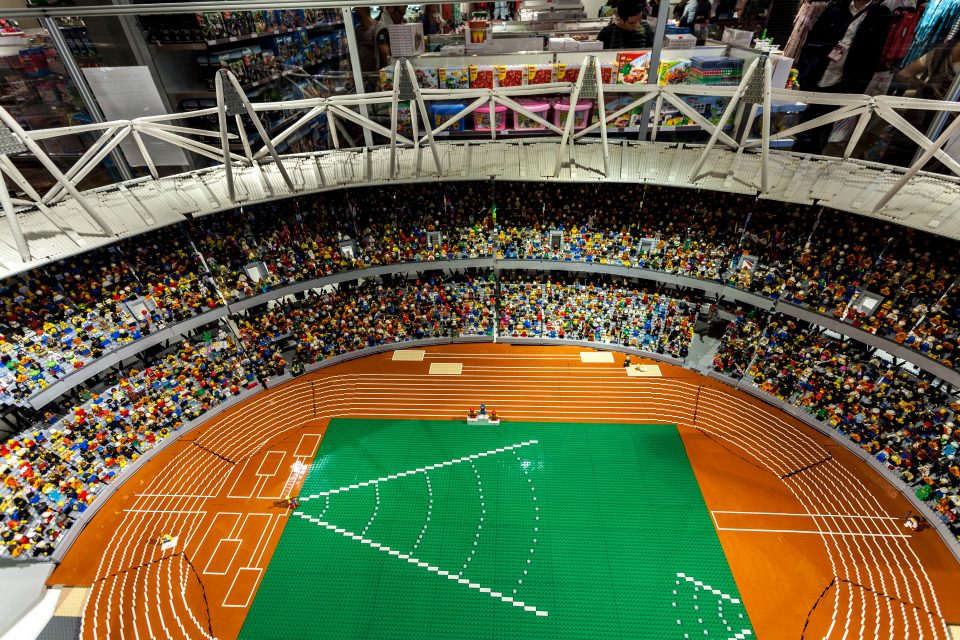 Olympic Stadium in Lego London 2012 Olympics 0208