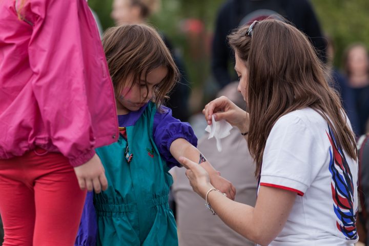 Temporary Tattoo on a Child’s Arm London 2012 Olympics 0296