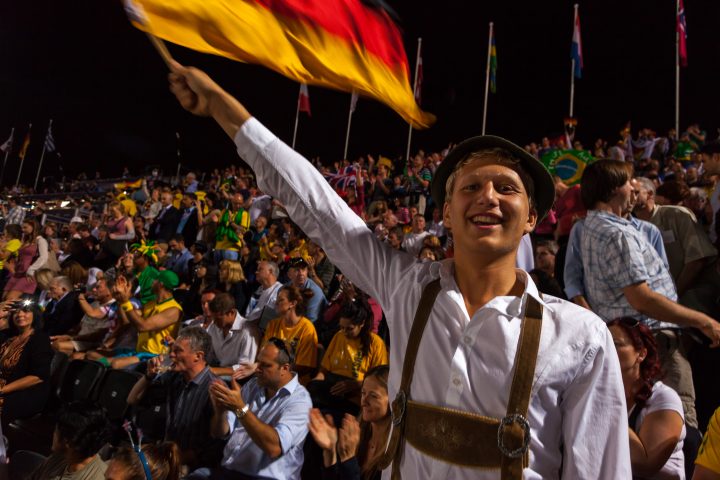 German Fan Germnay Vs Brazil Beach Volleyball Final London 2012 Olympics 0334