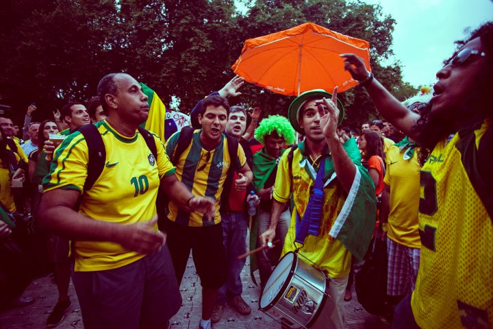 Amazing Brazil Fans Germany Vs Brazil Beach Volleyball Final London 2012 Olympics 0326