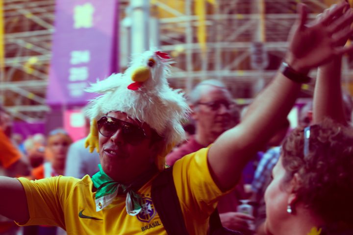 Amazing Brazil Fans Germany Vs Brazil Beach Volleyball Final London 2012 Olympics 0320