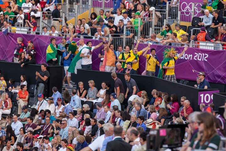 Amazing Brazil Fans Germany Vs Brazil Beach Volleyball Final London 2012 Olympics 0318