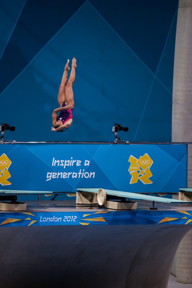Women's 3M Diving Final London 2012 Olympics 0369
