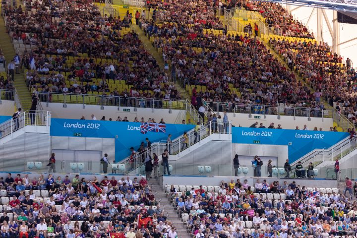 Women’s 3M Diving Final Fans London 2012 Olympics 0357