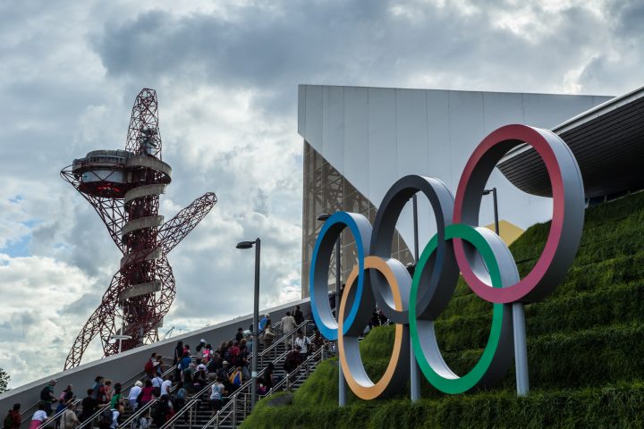 Outside Aquatics Center London 2012 Olympics 0355