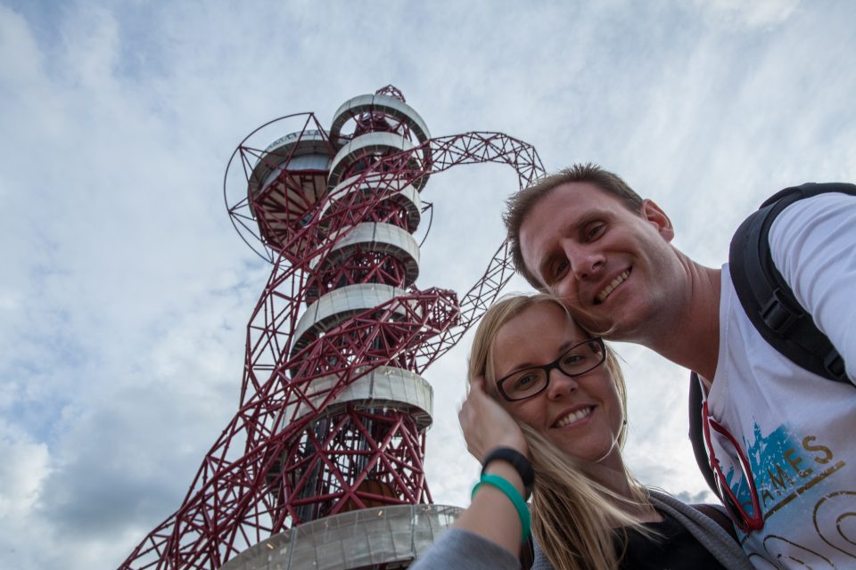 Dorothy and I at the Orbit London 2012 Olympics 0352