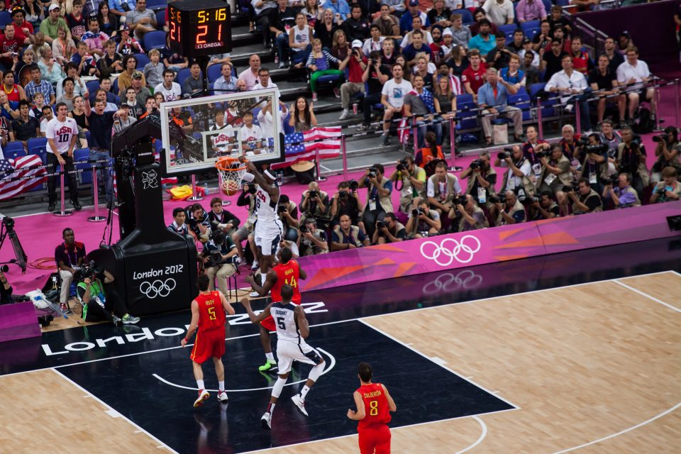 Lebron James Dunk London 2012 Olympics 0438