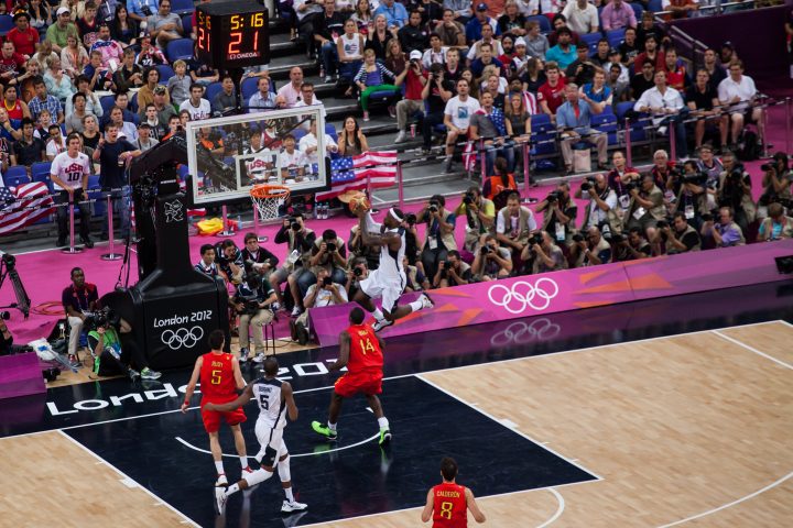 Lebron James Dunk London 2012 Olympics 0437