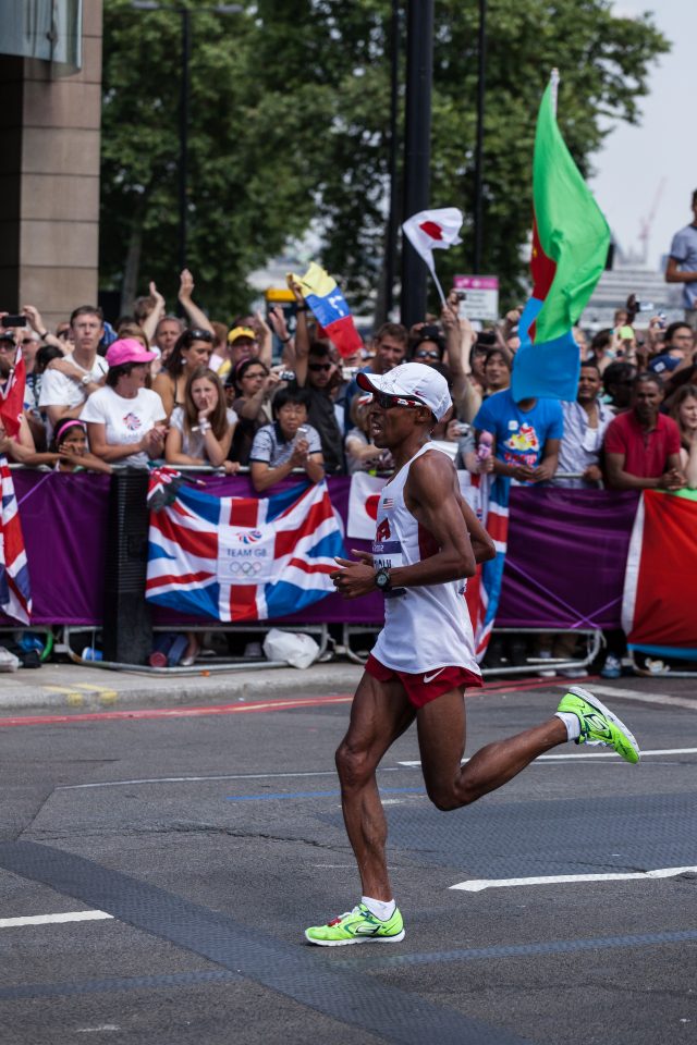 Marathon Runner London 2012 Olympics 0410