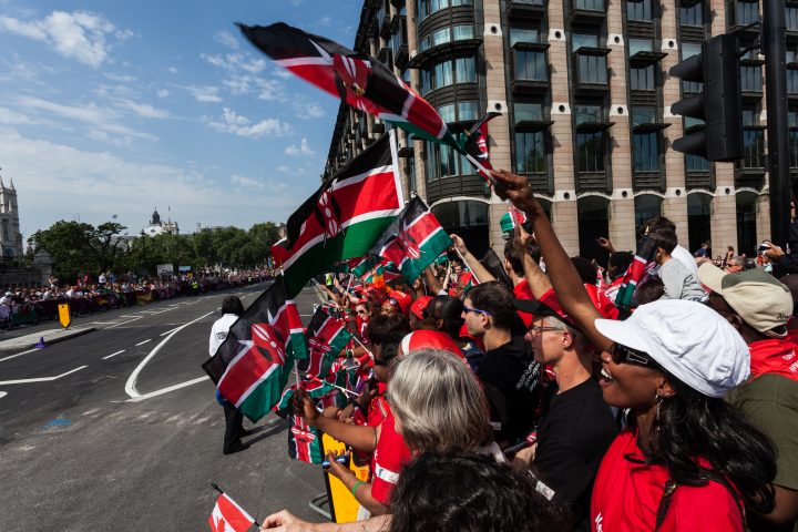 Kenyan Marathon Fans London 2012 Olympics 0386
