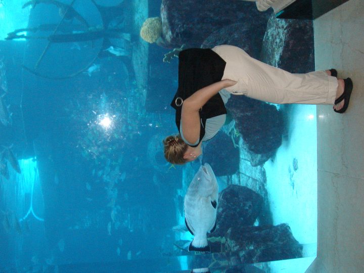 kiss the fish!