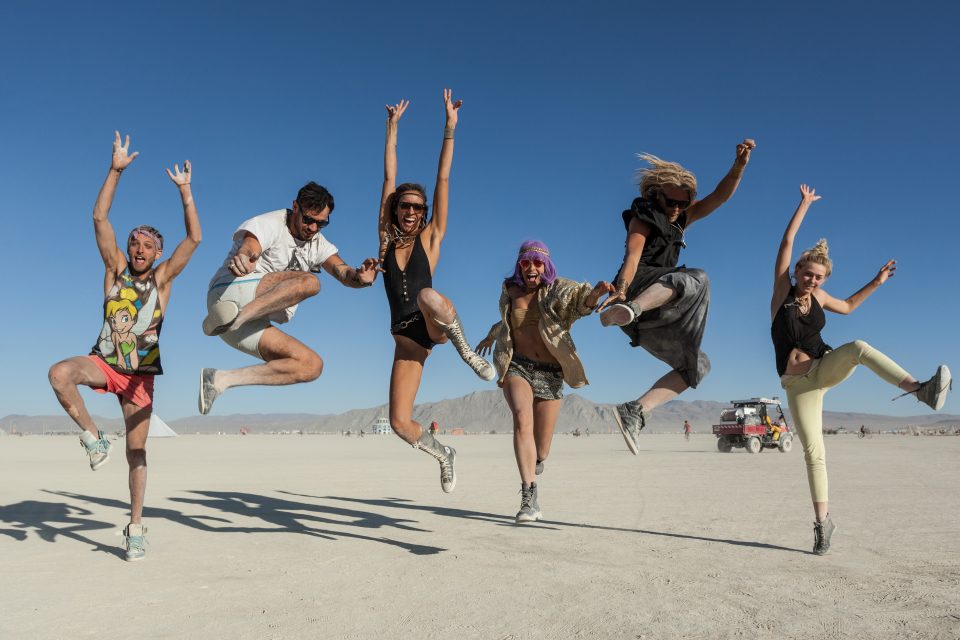 Jumping Burners Burning Man 2012 197