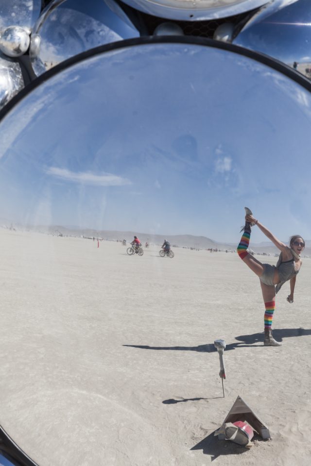 Fun with Mirror Art Burning Man 2012 194