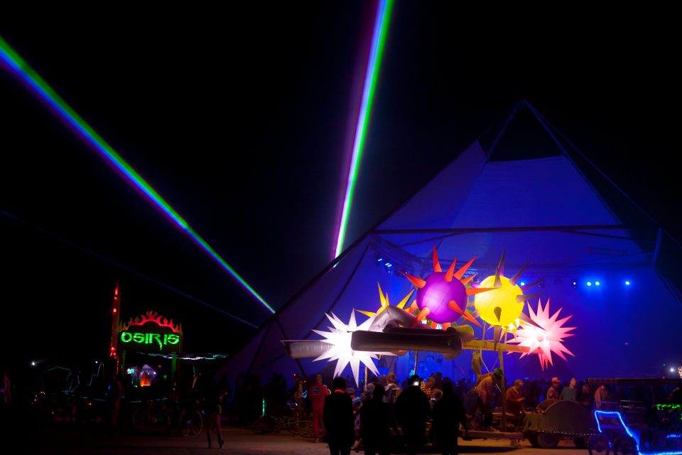 Lasers At Burning Man Osiris Burning Man 2012 186
